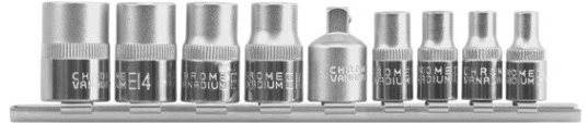 YATO E5–E16 TORX készlet, 1/4" és 3/8", 9 db