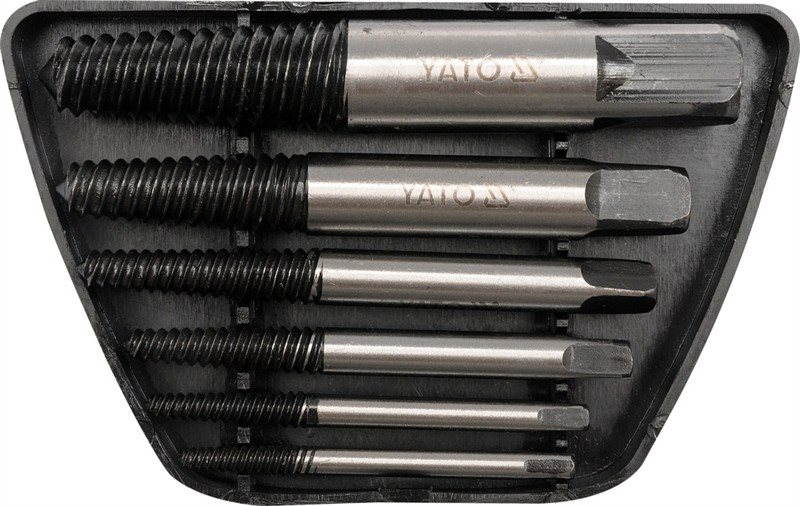 Yato YT-0590 törtcsavar kihajtó szett, M3-25, 6 részes