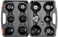 YATO  kľúčov miskových na olejové filtre 13 ks - Sada nástrčných hlavíc