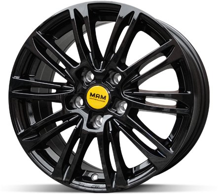 MAM A4 FullBlack 7,5x17 5x112 ET35 - Aluminum Wheel - Main image