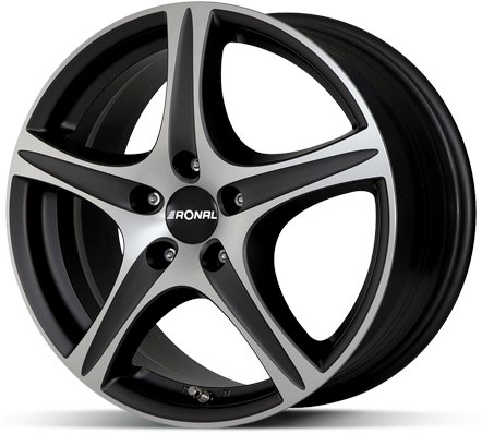 Ronal R56 Black 8x17 5x112 ET35 - Aluminum Wheel - Main image