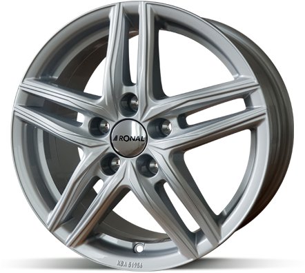 Ronal R65 Silver 7x18 4x108 ET35 - Aluminum Wheel - Main image
