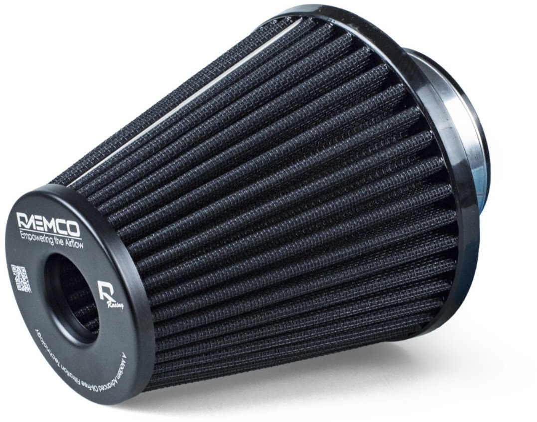 Raemco 150 mm, bemeneti nyílás 77 mm, sport légszűrő, fekete