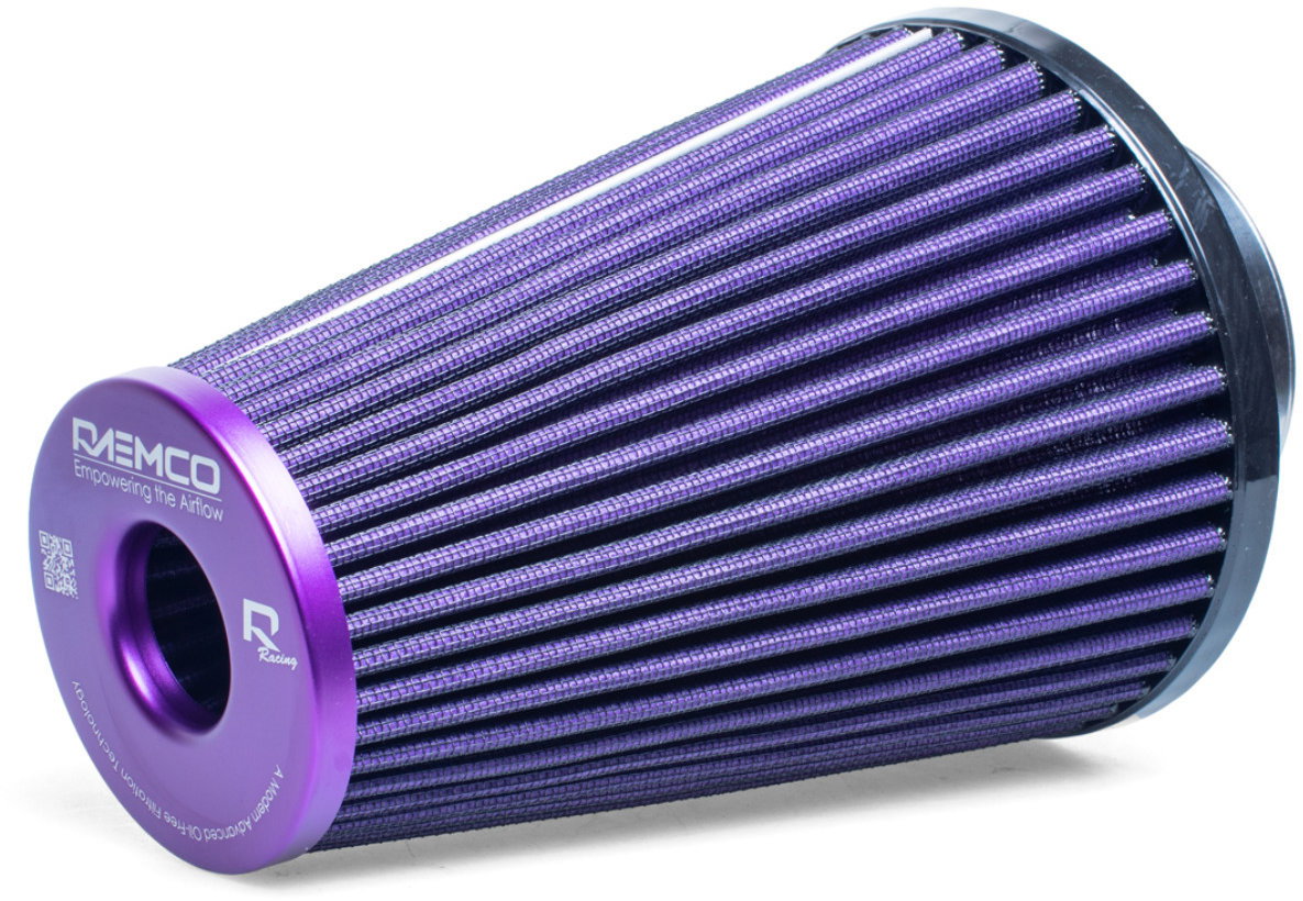 Raemco Sport légszűrő, hossz 200 mm, bemenet 63 mm, lila