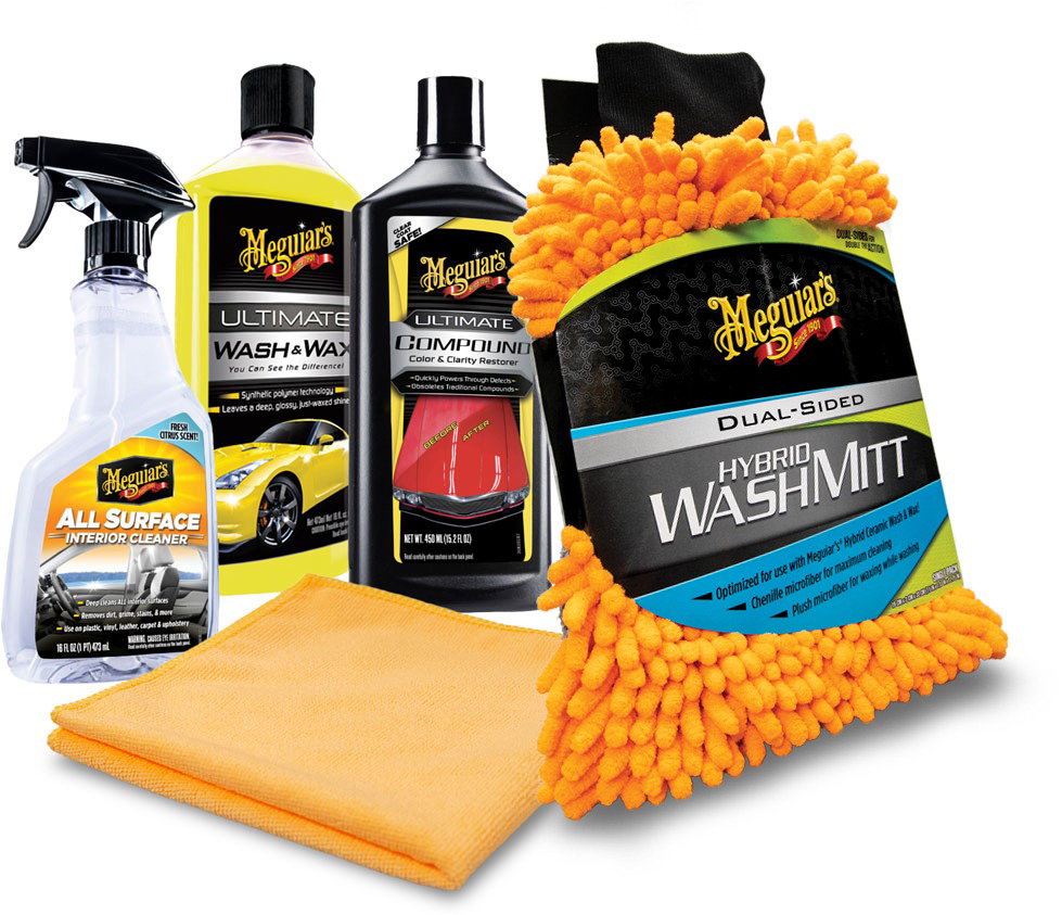 Meguiar's külső és belső használatra alkalmas autókozmetikum készlet