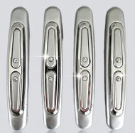 PREXIM Door edge protectors rubber silver chrome - Strip
