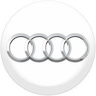 Panacea Resin stickers for Audi wheel centres - 4pcs - Wheel Center Cap Stickers