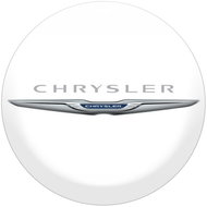 Panacea Chrysler resin wheel centre stickers - 4pcs - Wheel Center Cap Stickers