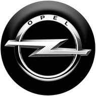Panacea Resin stickers for Opel wheel centres - 4pcs - Wheel Center Cap Stickers