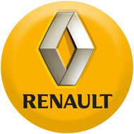 Panacea Resin stickers for Renault wheel centres - 4pcs - Wheel Center Cap Stickers