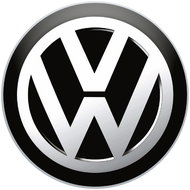 Panacea Resin wheel centre stickers Volkswagen black - 4pcs - Wheel Center Cap Stickers