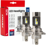 AMIO LED H4/H19 36W - white (socket P43t), set of 2 - LED Car Bulb