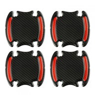PREXIM stickers under door handles, reflective carbon - Car Sticker
