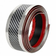 PREXIM Self-adhesive decorative strip, 5 cm × 25 m, chrome/carbon - Strip