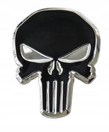 PREXIM aluminium skull sticker, 75 × 55 mm - Car Sticker