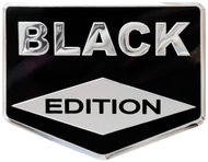 PREXIM aluminium sticker black edition, 62 × 80 mm - Car Sticker