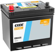 EXIDE Excell 60Ah, 12V, EB605 - Car Battery