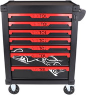 SIXTOL Mechanic Trolley Kevin, 7 drawers - Tool trolley