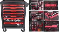 SIXTOL Workshop Tool Trolley Mechanic Trolley Kevin 274, 7 drawers, 274 tools - Tool trolley