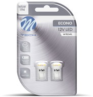 M-Tech W5W W2.1x9.5d 4LED bílé 2ks, LB017W - LED autožárovka
