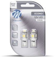 M-Tech W5W W2.1x9.5d 5LED bílé 2ks, LB054W - LED autožárovka