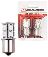 4Cars LED bulbs 13LED 12V S25-5050SMD BAU15S red 2pcs - LED Car Bulb