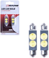 4Cars LED bulbs HQ T11x41MM 2X0.5W HP white 2pcs - LED Car Bulb
