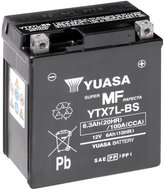 YUASA motor battery 12 V, YTX7L, 6,3Ah, 100A, maintenance free MF AGM 115 × 72 × 132, original - Motorcycle batteries