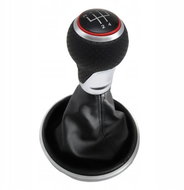 Protec Shift lever with cuff Skoda Fabia 2 2007-2015 5ST S-LINE RED - Gear Stick