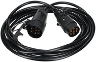 SIXTOL Trailer Cable 7 Prodlužovací 7pin kabel - závěsná zásuvka + zástrčka, 12 V, 5 m - Tow Hitch Reducer Adapter