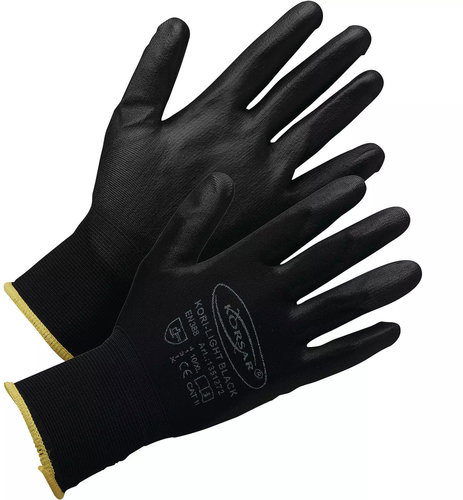Korsar Pracovní rukavice Kori-Light černá nylon, 12 párů, vel. 10 - Work Gloves - Main image