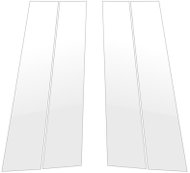 GRIZZ Door pillar protector for Dacia Spring, 2024-, Facelift - Side-Post Cover