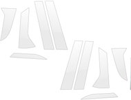 GRIZZ Protective film for door pillars for Mitsubishi ASX II, 2023- , - Side-Post Cover
