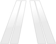 GRIZZ Door pillar protector for Toyota Yaris III, 2011-2016 - Side-Post Cover
