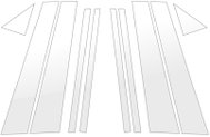 GRIZZ Door pillar protection film for Volvo XC90 II, 2014-2025 - Side-Post Cover