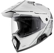 SENA Mesh přilba s headsetem Outlander, lesklá bílá, vel. L - Motoros sisak