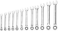 Q-TECH ratchet wrench set 8, 9, 10, 11, 12, 13, 14, 15, 16,17, 18, 19 - Flat Wrench Set