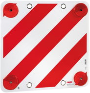 Lamp Reflective board / sign 50 × 50 cm - plastic / red and white - Bike Rack Accessory