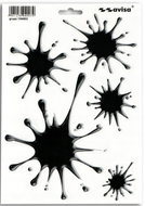 PREXIM Samolepící dekory černé kaňky - Car Sticker