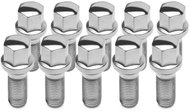 TPI Wheel Bolts (10pcs), R13 Ball Seat, 17mm Hex, M14×1.5, 45mm, Chrome Colour - Wheel Bolts