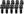 (10 pcs), Spherical Seat R13, 17mm Hex, M14×1.5, 45mm, Black