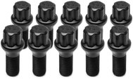 TPI Wheel Bolts (10pcs), Conical Seat, 17mm Hex, M14×1.5, 45mm, Colour Black - Wheel Bolts