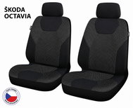 CAPPA Autopotahy Perfetto ZL Škoda Octavia, černé/šedé - Car Seat Covers
