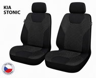 CAPPA Autopotahy Perfetto ZL Kia Stonic, černé/šedé - Car Seat Covers