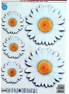 PREXIM Daisy Self-Adhesive Decorations 2× 14 × 14cm, 3× 8 × 8cm - Car Sticker