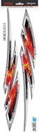 PREXIM Metal Flame Self-Adhesive Decorations - Car Sticker