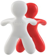 Mr&Mrs Fragrance Autovůně Cesare National Spirit White & Red New Car - Car Air Freshener