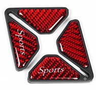 PREXIM Door Edge Guards, 2 Pcs, Carbon Red - Strip