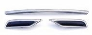 Milotec Exhaust Tips with Bumper Trim for Škoda Octavia IV, 2020-, ALU-BRUSH - Exhaust Tail Pipe