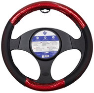 CAPPA CU-1508006-N Steering Wheel Cover, Black/Red - Steering Wheel Cover